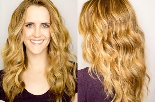 Волосы: как сделать плоские волны